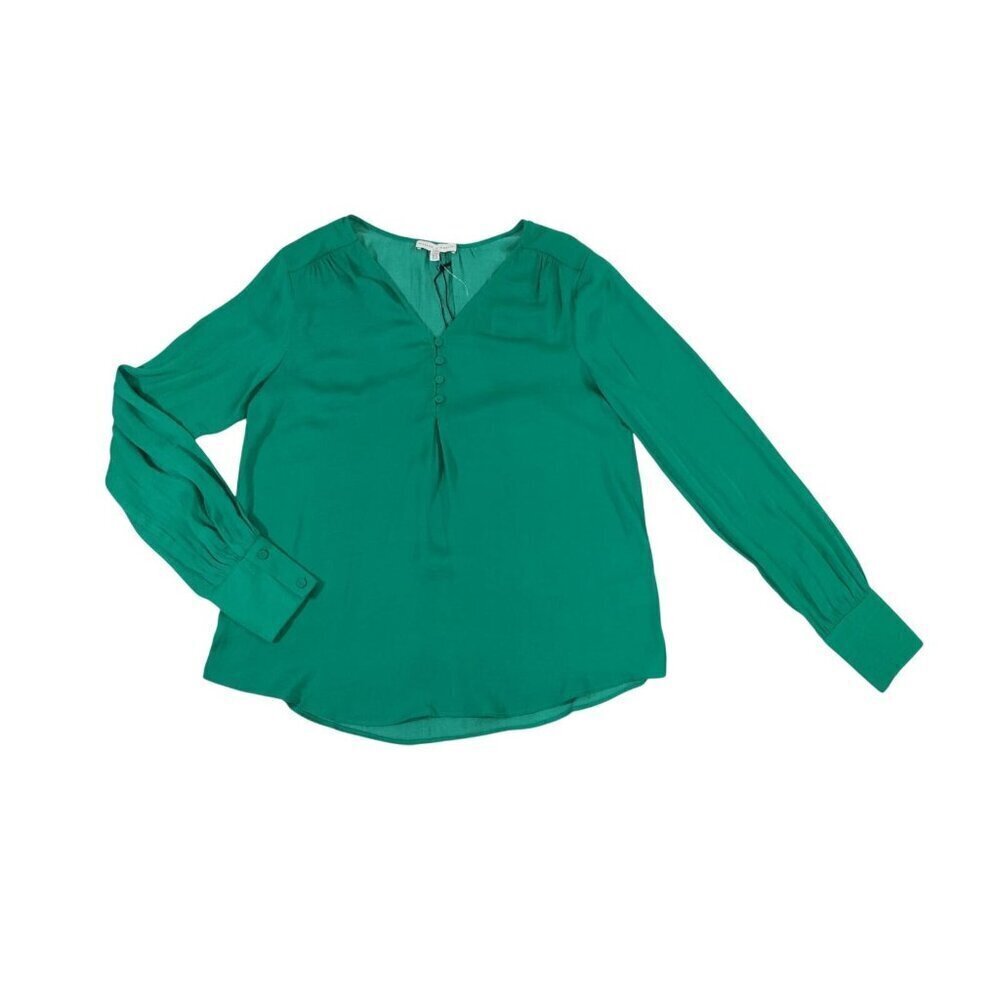 Maison DAmélie Paris Green Long Sleeve Button Detail Blouse XS Womens Top. - Picture 6 of 11